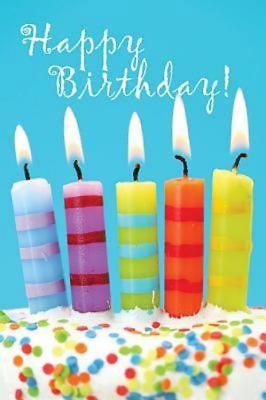 Birthday Candles & Cake Postcard (Pkg of 25)