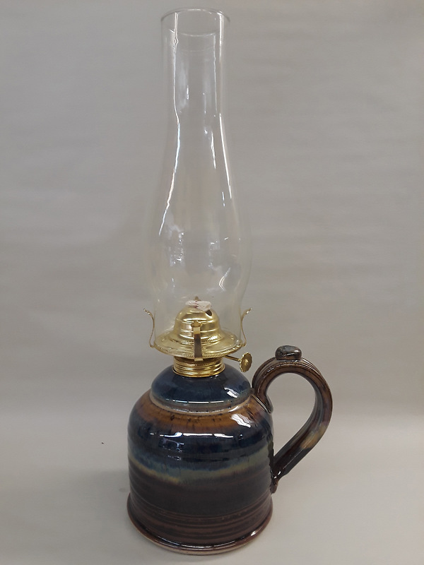 Stoneware And Glass Hurricane Lamp, Using A Hurricane Lamp