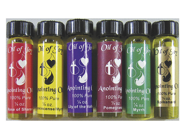 Assorted Holy Anointing Oil 6 Pack Assortment #5 | Logos Trading Post