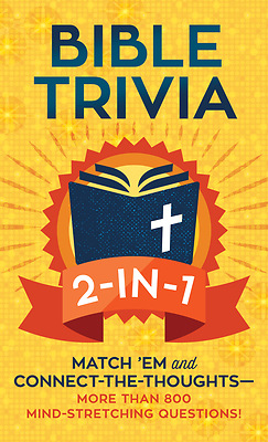 Bible Trivia 2 In 1 Match Em And Connect The Th Cokesbury