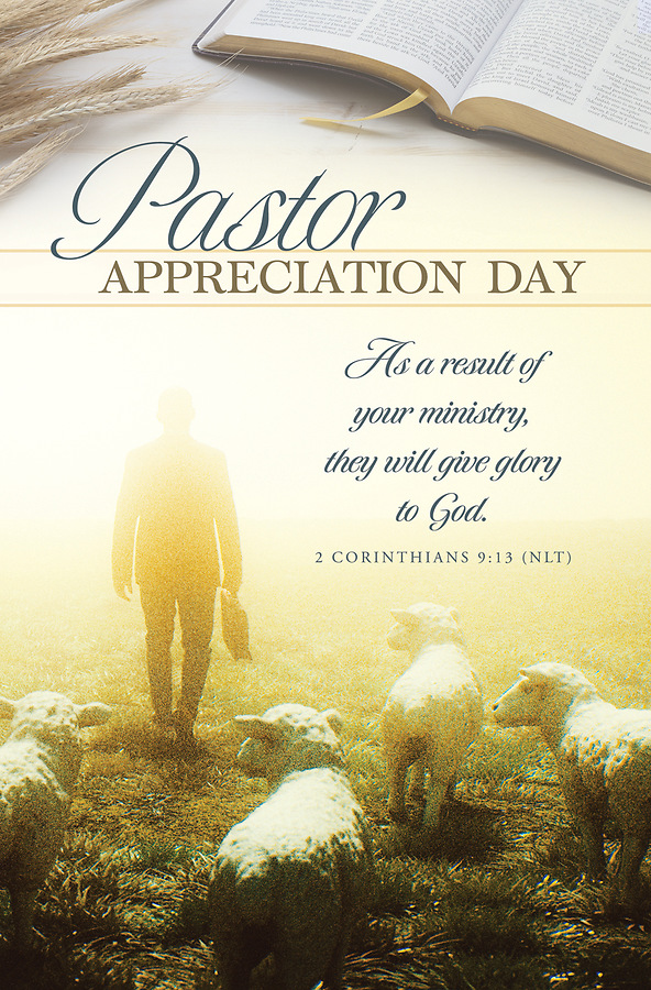 Pastor's Appreciation Day Regular Size Bulletin Cokesbury