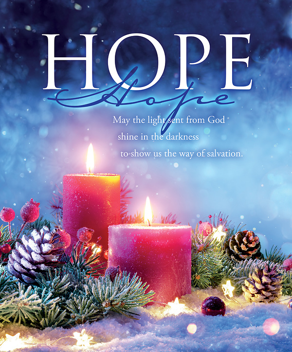 Advent Hope Week 1 Bulletin Legal - Pack of 100 | Cokesbury