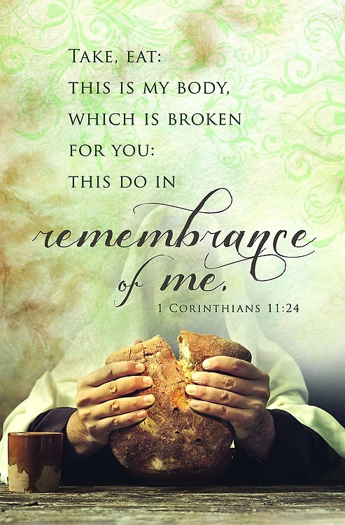 This Do In Remembrance Of Me Communion Bulletin | Cokesbury