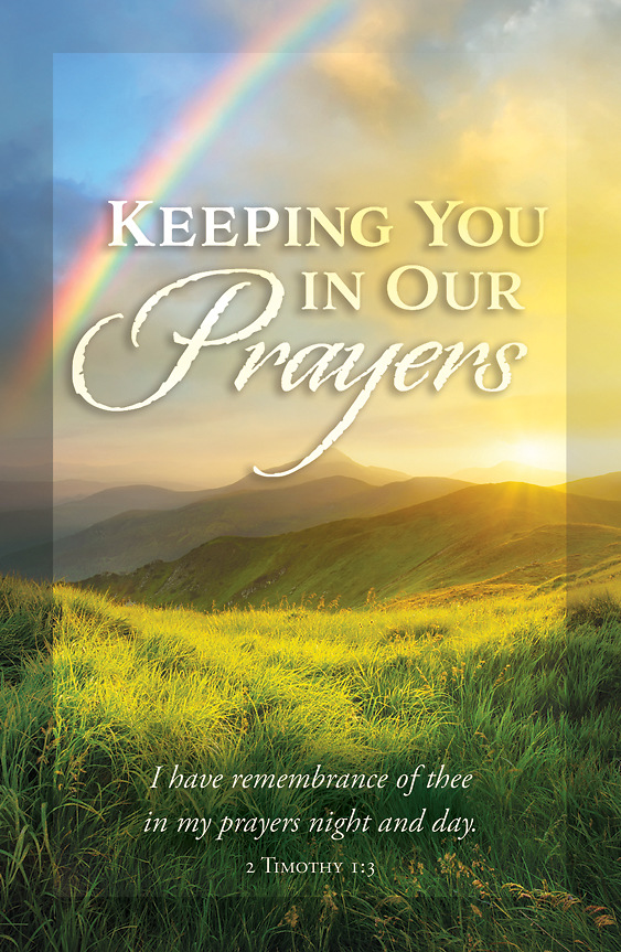 Keeping You in Our Prayers Postcard - Pack of 25 | Cokesbury