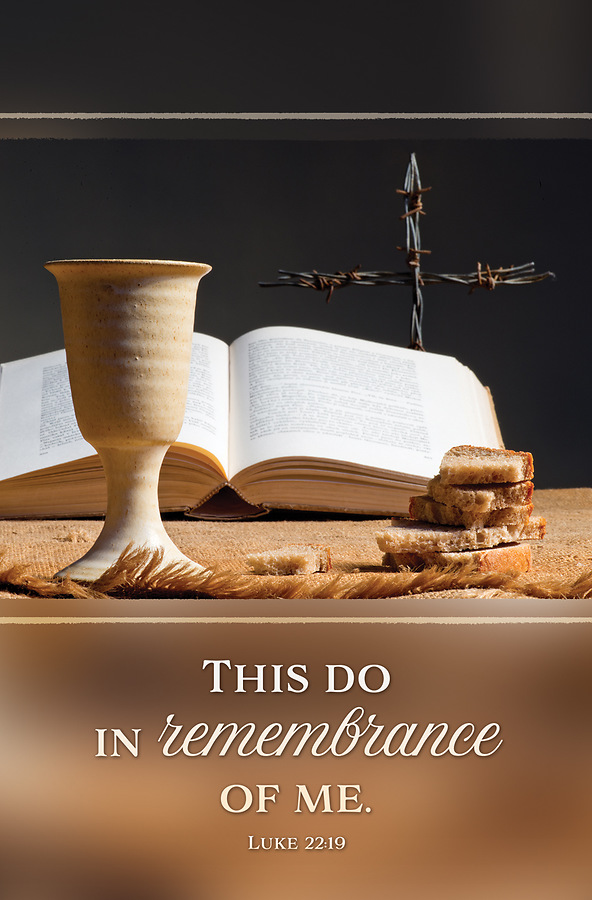 This Do In Remembrance of Me Communion Bulletin ( | Cokesbury