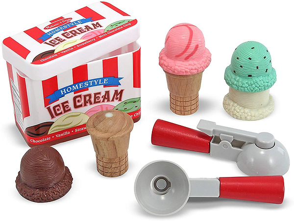 Melissa & Doug Scoop & Stack Ice Cream Cone Playse