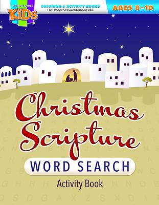 Picture of Christmas Scripture Word Search - Coloring/Activity Book (Ages 8-10)
