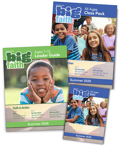 Cokesbury Kids Big Faith Summer 2026 Leader Kit Ages 7-12