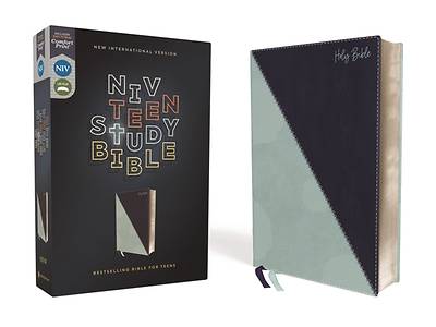 Picture of Niv, Teen Study Bible, Leathersoft, Teal, Comfort Print