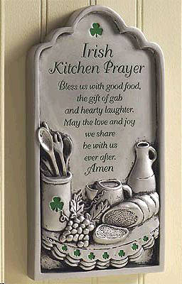 Picture of Irish Kitchen Prayer Plaque
