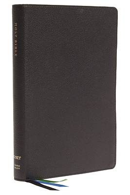 Picture of Net Bible, Thinline Large Print, Leathersoft, Black, Indexed, Comfort Print