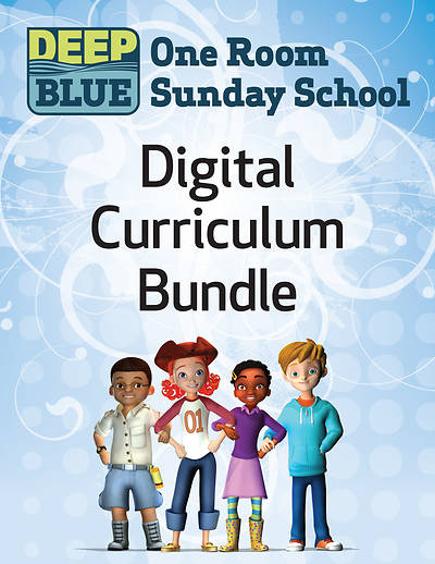 Picture of Deep Blue Digital One Room Sunday School Kit Winter Year 1