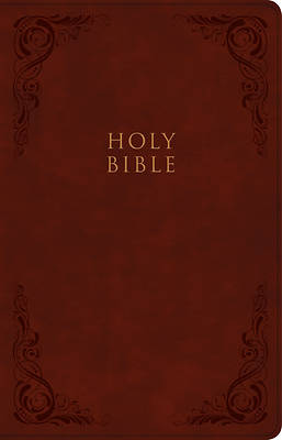 Picture of KJV Large Print Personal Size Reference Bible, Burgundy Leathertouch