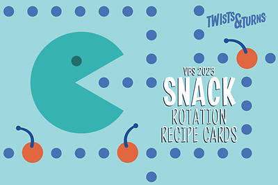 Picture of Vacation Bible School VBS 2023 Twists & Turns Snack Rotation Recipe Cards
