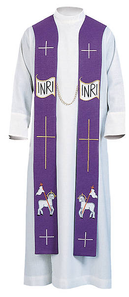 Picture of Seasons of the Church Stole Series Purple - 110"