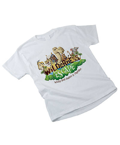 Picture of Group VBS 2014 Wilderness Escape Theme T-shirt White - Adult Small