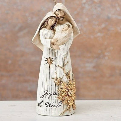 Picture of Ivory Holy Family Ornament 5"