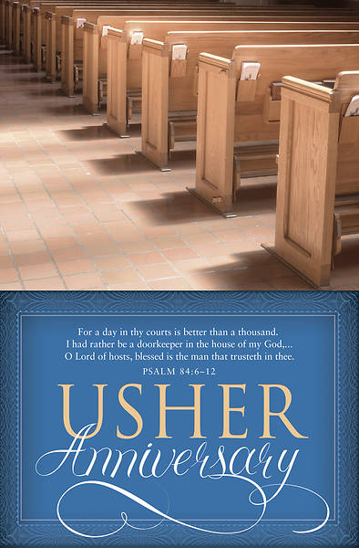 Picture of Usher Door Keeper  Usher Anniversary Bulletin