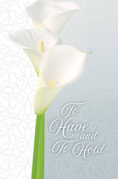 Picture of To Have and To Hold Wedding Regular Size Bulletin