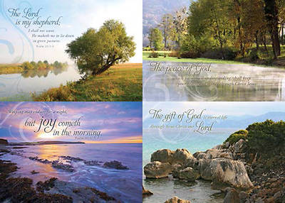 Picture of Peaceful Reflections - Sympathy Boxed Cards - Box of 12