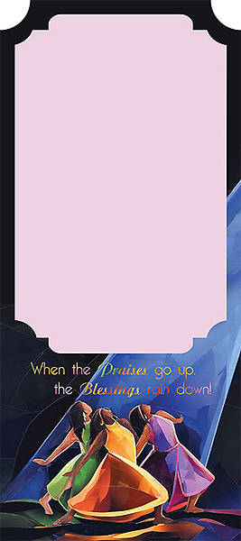Picture of Praises Go Up Magnetic Notepad