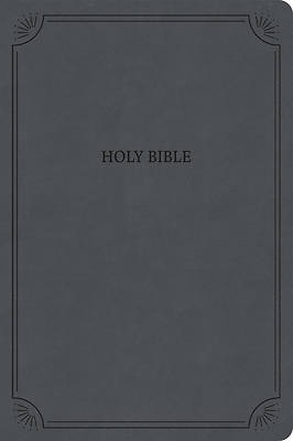 Picture of NASB Large Print Thinline Bible, Value Edition, Charcoal Leathertouch