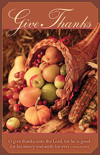 Picture of Give Thanks  Thanksgiving Bulletin