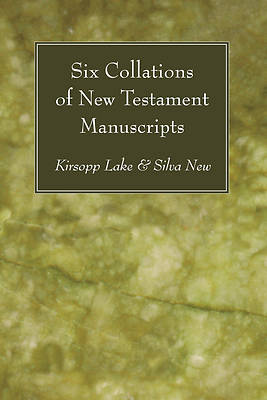 Picture of Six Collations of New Testament Manuscripts