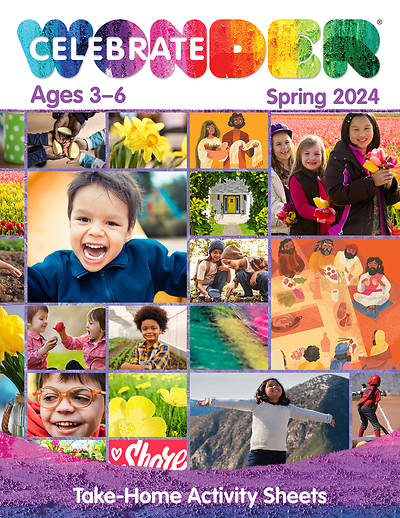 Picture of Celebrate Wonder All Ages Spring 2024 Ages 3-6 Take-Home Activity Sheets