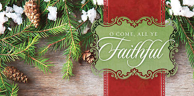 Picture of O Come, All Ye Faithful Christmas Offering Envelope