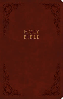 Picture of KJV Large Print Personal Size Reference Bible, Burgundy Leathertouch, Indexed