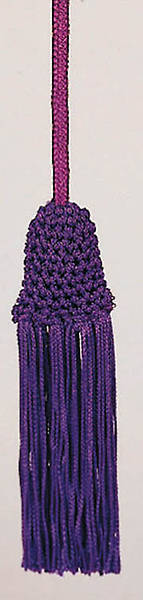 Picture of Purple Cincture with Tassel, 4 Yards