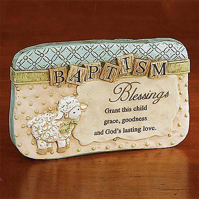 Picture of Baptism Blessings Sitter Plaque