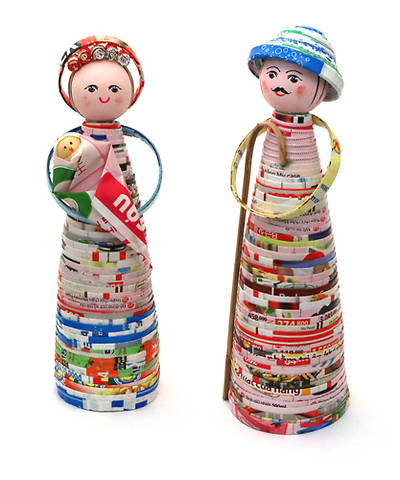 Picture of Pilgrim Imports Recycled Nativity- Vietnam