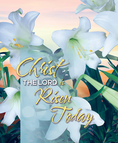 Picture of Christ the Lord is Risen Today  Easter Legal Bulletin