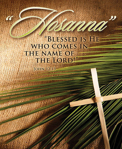 Picture of Hosanna Palm Branch and Cross Palm Sunday Legal Bulletin