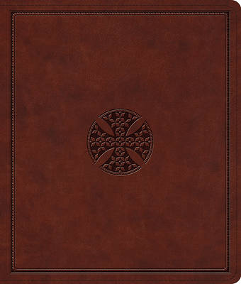 Picture of ESV Journaling Bible (Trutone, Brown, Mosaic Cross Design)