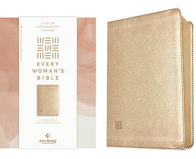 Picture of NLT Every Woman's Bible, Filament-Enabled Edition (Leatherlike, Soft Gold)