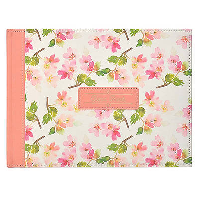 Picture of Guestbook Peach Floral