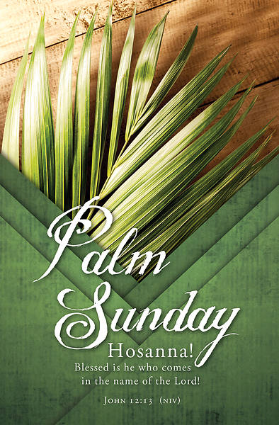 Picture of Hosanna Palm Sunday Regular Size Bulletin