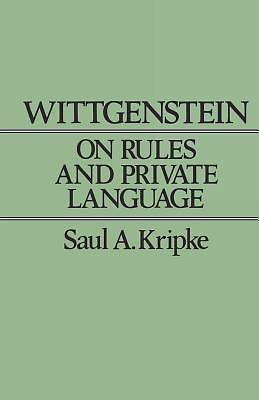 Picture of Wittgenstein on Rules and Private Language