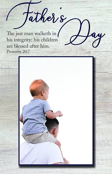 Picture of Father's Day Regular Size Bulletin (pkg 100)