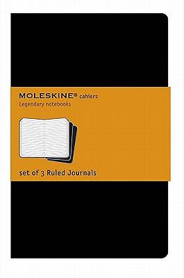 Picture of Journals Moleskine Cahier Ruled Black Extra Large