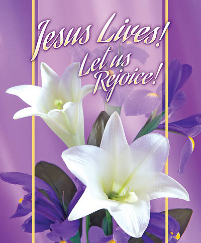 Picture of Jesus Lives Easter Legal Size Bulletin