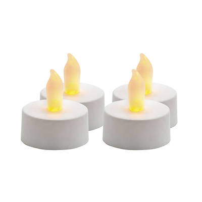 Picture of Flameless White Tea Lights (Pack of 10)