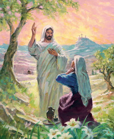 Picture of Jesus and Mary at Tomb  Easter Legal Bulletin
