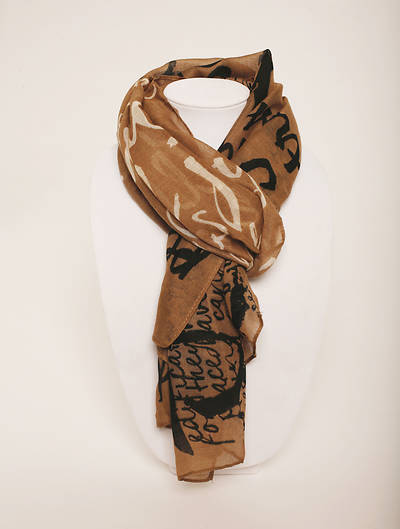 Picture of Taupe Scarf - Peace, Romans 15:13