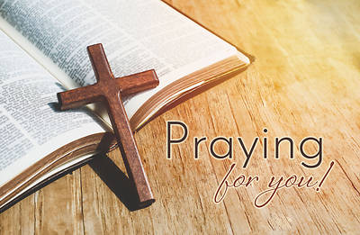 Picture of Adults Praying for You I Thank My God Postcards
