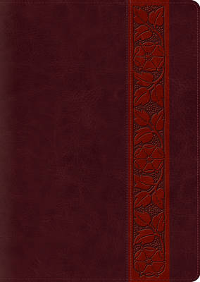 Picture of ESV Study Bible, Large Print (Trutone, Mahogany, Trellis Design, Indexed)
