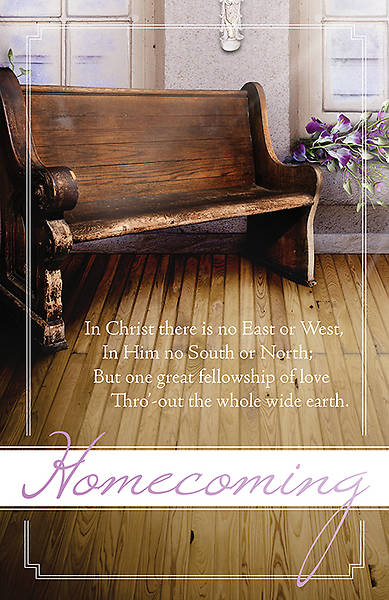 Picture of Church Homecoming Regular Size Bulletin
